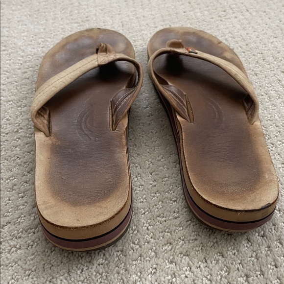Rainbow Tan Women's Flip Flops - Picture 4 of 7